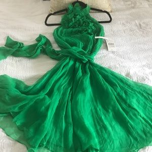 NWT green cocktail dress